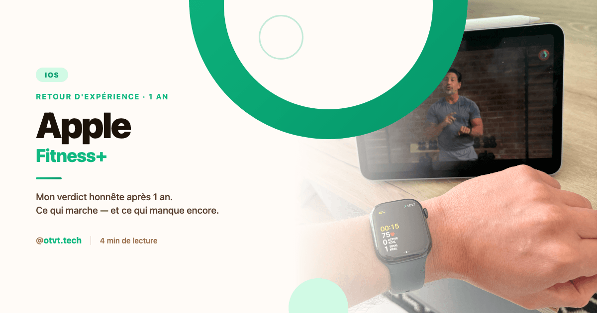 Apple Fitness - Mon compagnon sportif